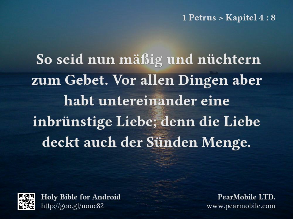 1 Petrus, Kapitel 4:8